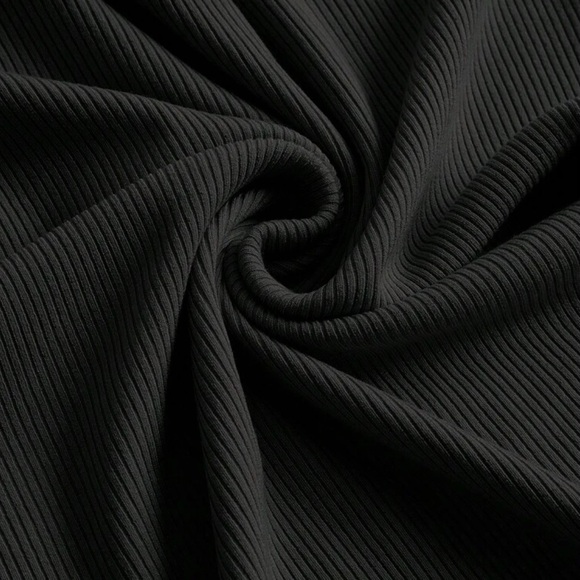 Black Backless Halter Bodycon Midi Dress - Picture 3 of 12